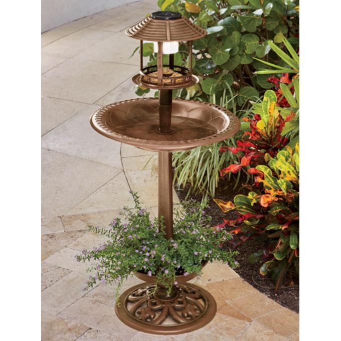 Brooke&#39;s Cove Solar Birdfeeder, , large