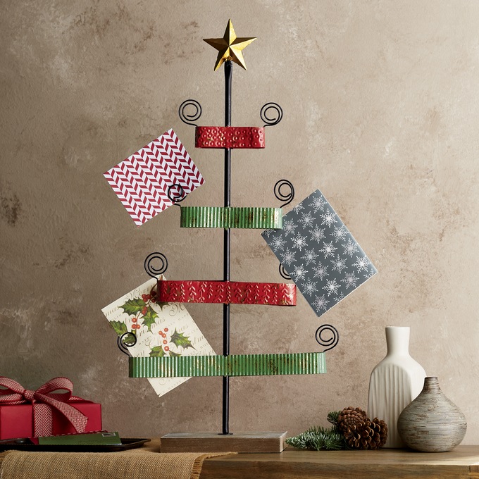 Metal Tree Card Holder, , large