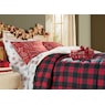 Reversible Printed Down-Alternative Sherpa Blanket, , large