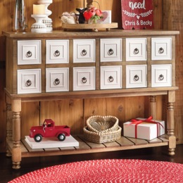 Rustic Apothecary Console, , large