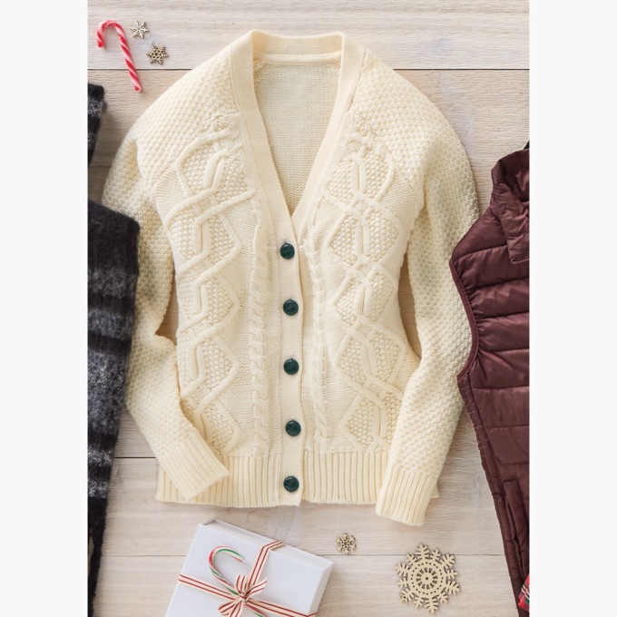 Paige Button-up Cardigan, , large