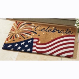 Celebration LED Coir Mat, , large
