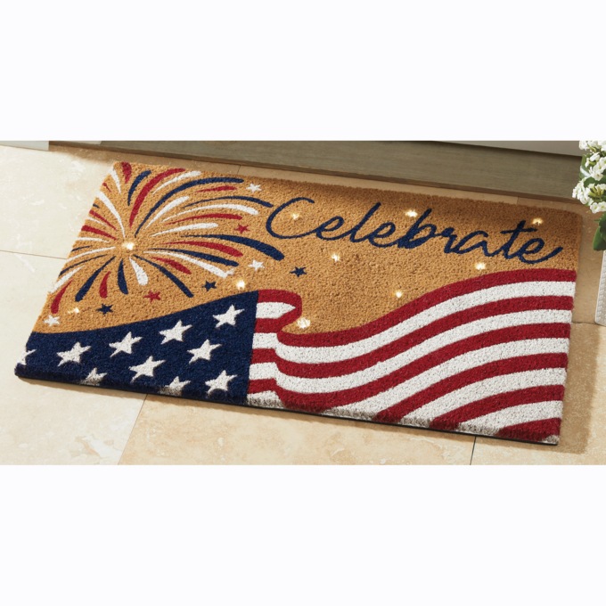 Celebration LED Coir Mat, , large