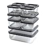 Chef Tested 20-Piece Glass Food Storage Set, , large