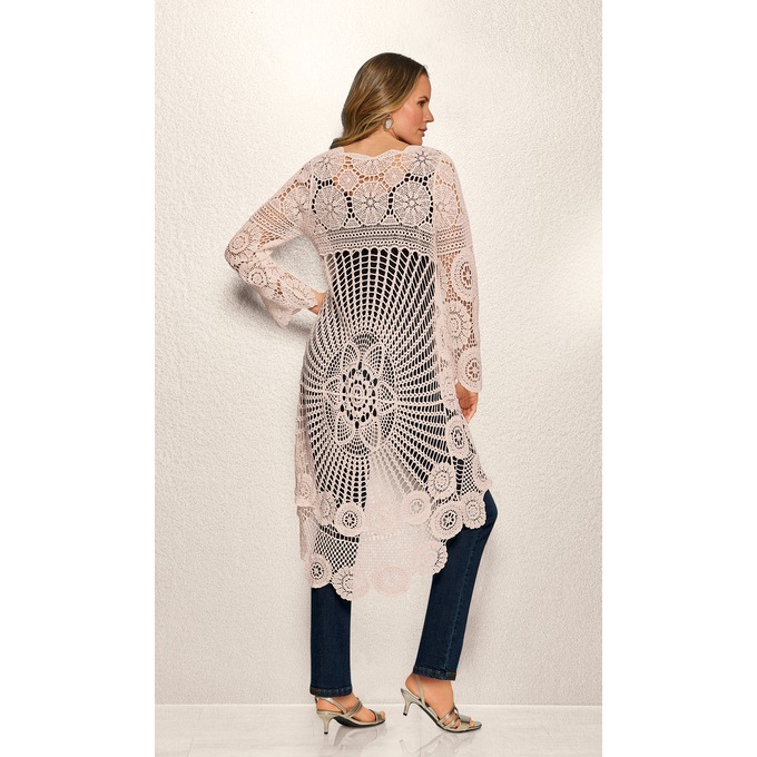 Sunshine and Sea Crochet Tunic, , large