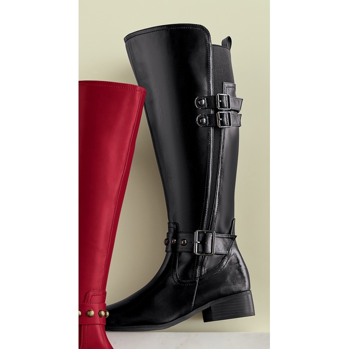Buckle Riding Boot, , large