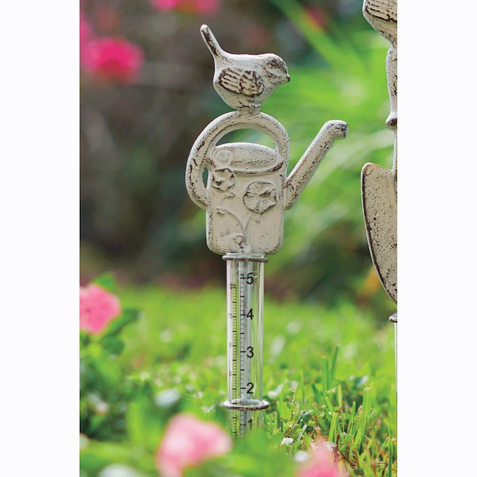 Garden Tool Rain Gauge Stake, , large