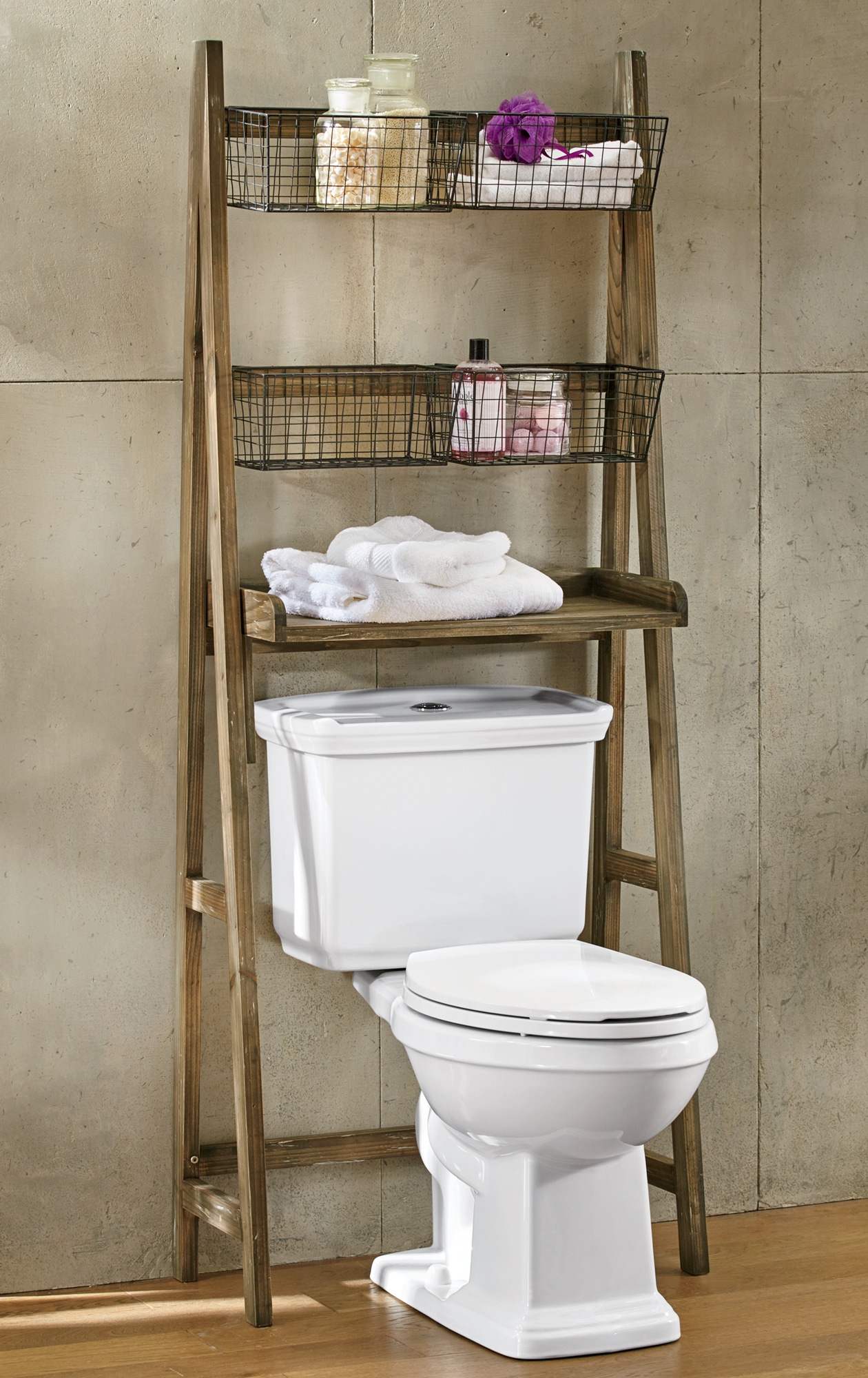 Bathroom Storage Over Toilet Ladder Home Sweet Home Modern Livingroom