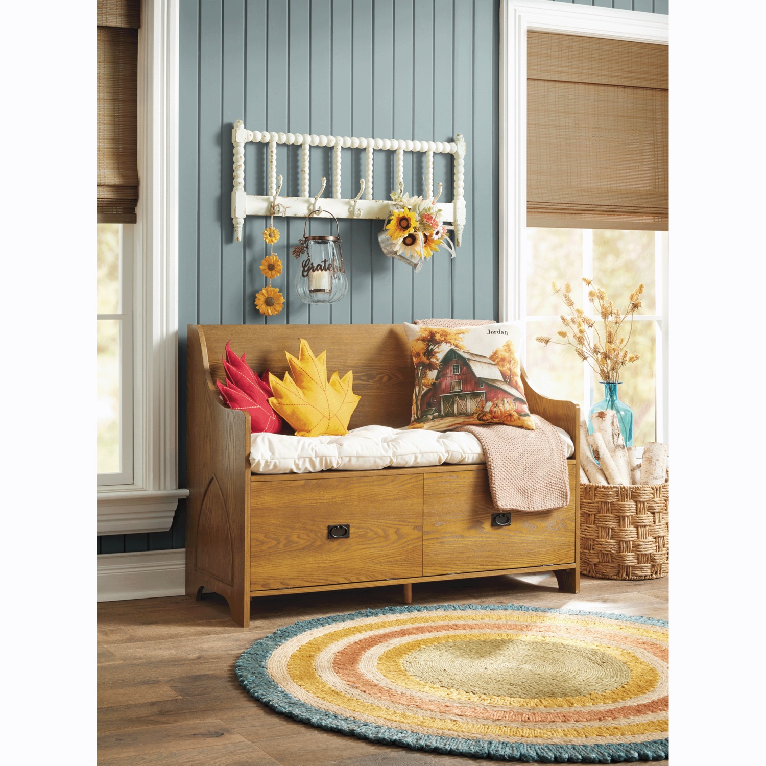 Spindle Rack with Hooks | Country Door