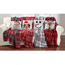 Novelty Plush Throw and Pillow Set, , large