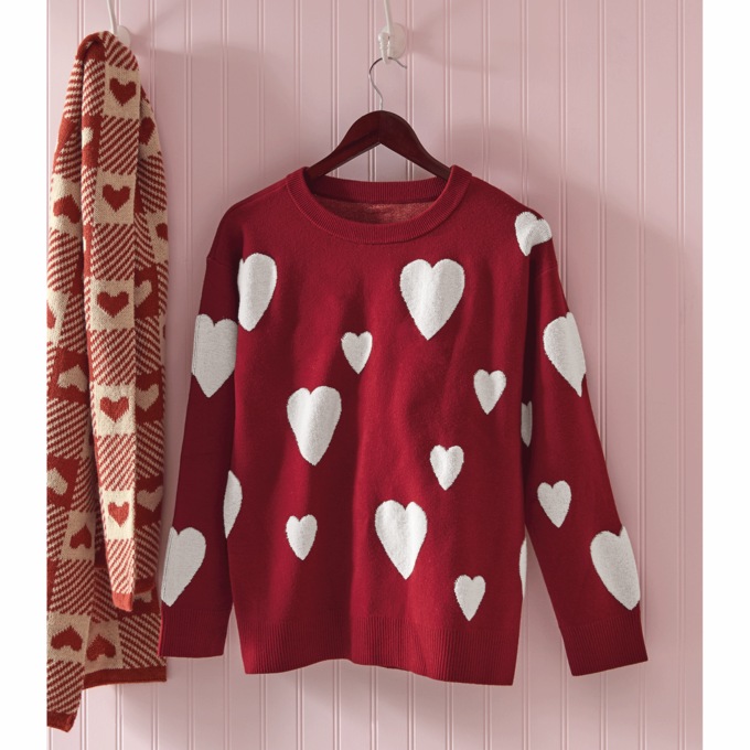 Red Heart Sweater, , large