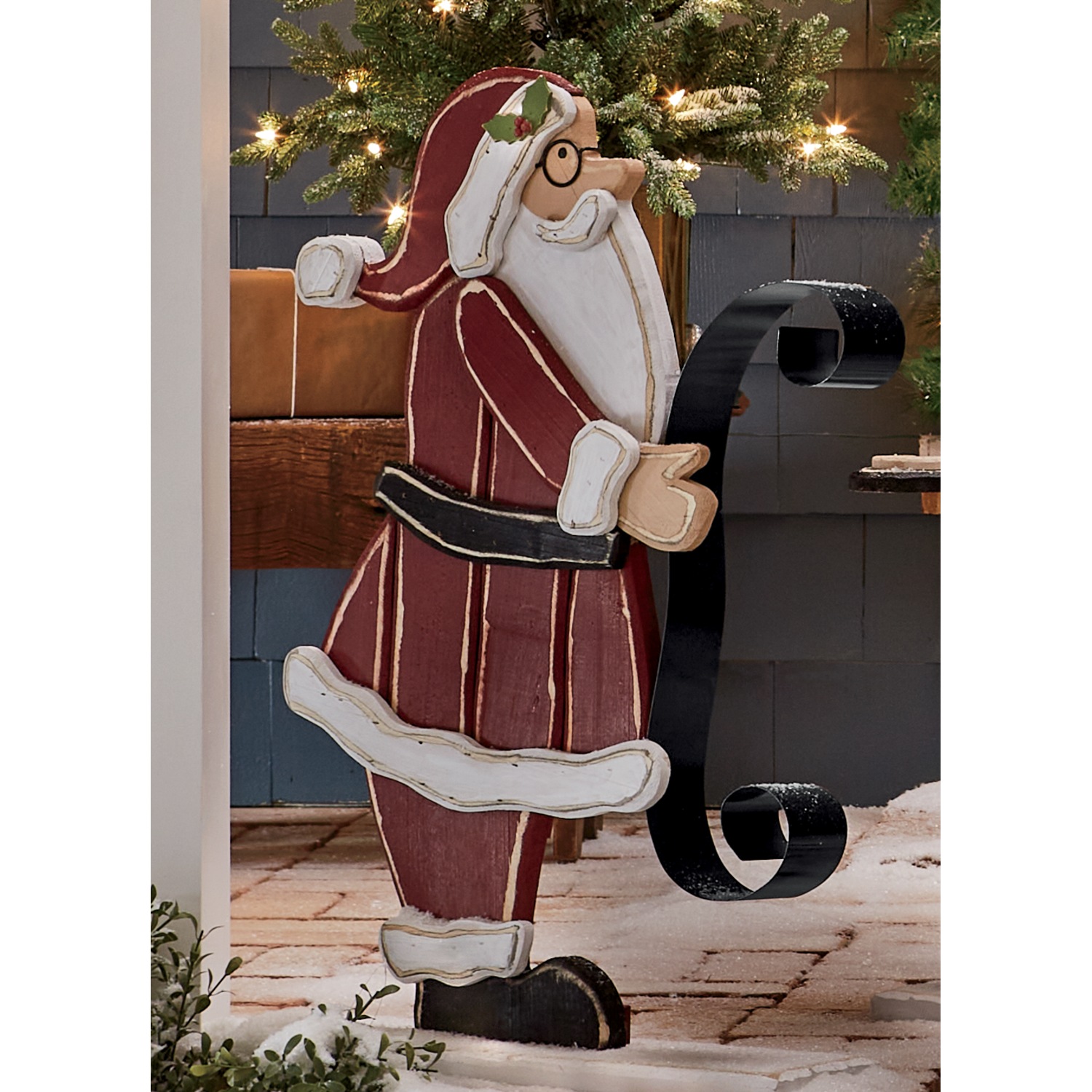 Chunky Wood Santa And Mrs Claus Cutouts Country Door chunky-wood-santa-and-mrs-claus-cutouts-country-door