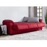 Super Plush Sofa, Red, large