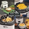 Rice Robot Compact Rice Cooker with Color Coded System, White, large