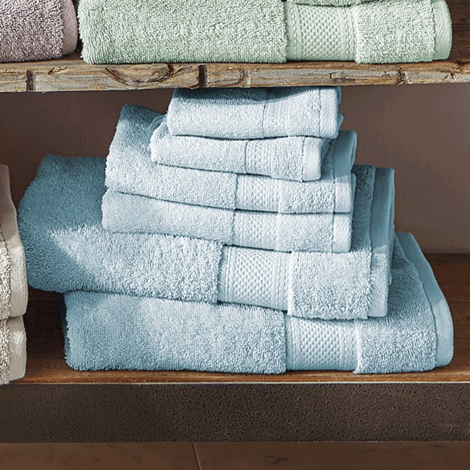 6-Piece Pure Bliss Cotton Towel Set, , large