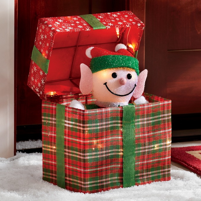 Pop-Up Elf Lawn D&eacute;cor, , large