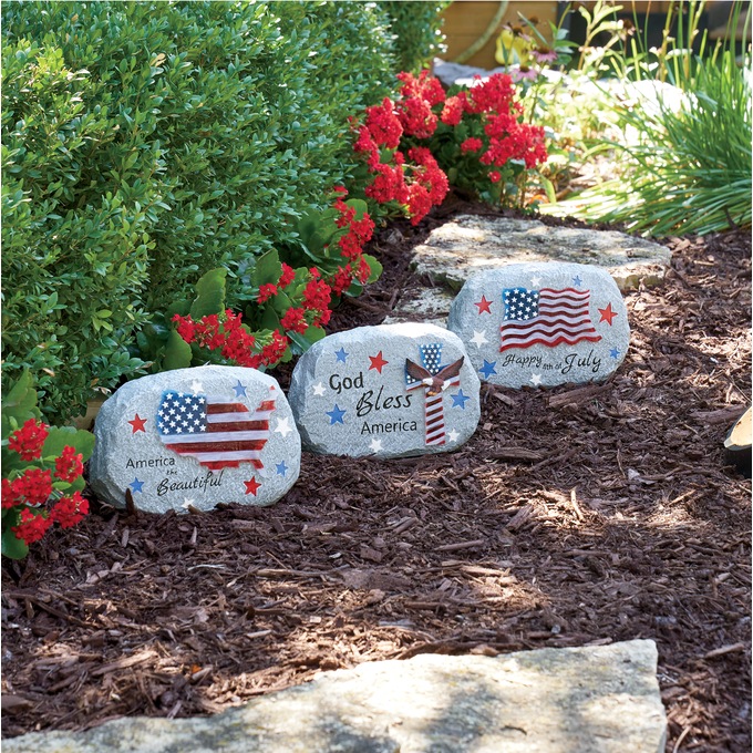 Solar Patriotic Stepping Stone, , large