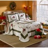 Cardinal Embroidered Bedspread and Sham, , large