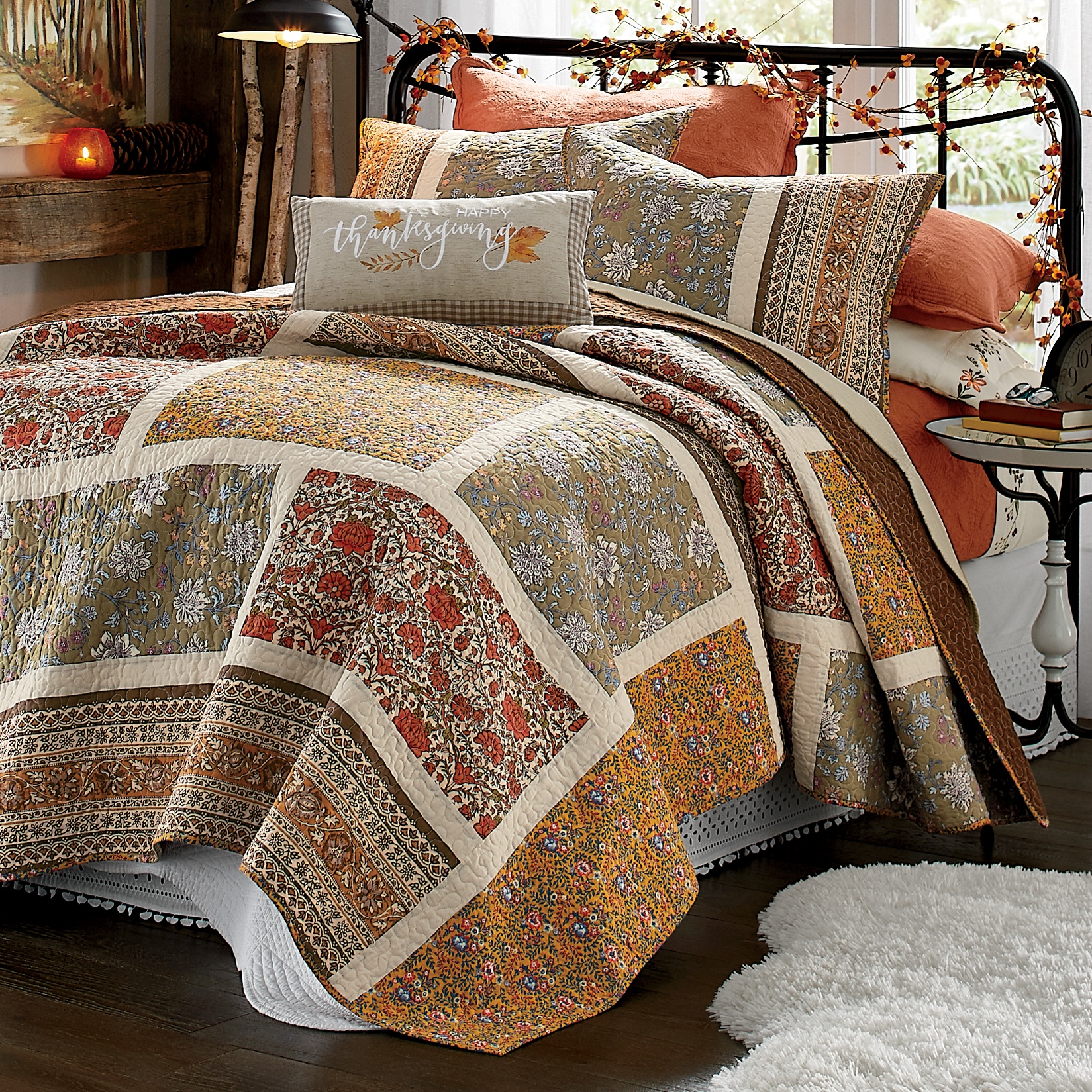 solid yellow quilts