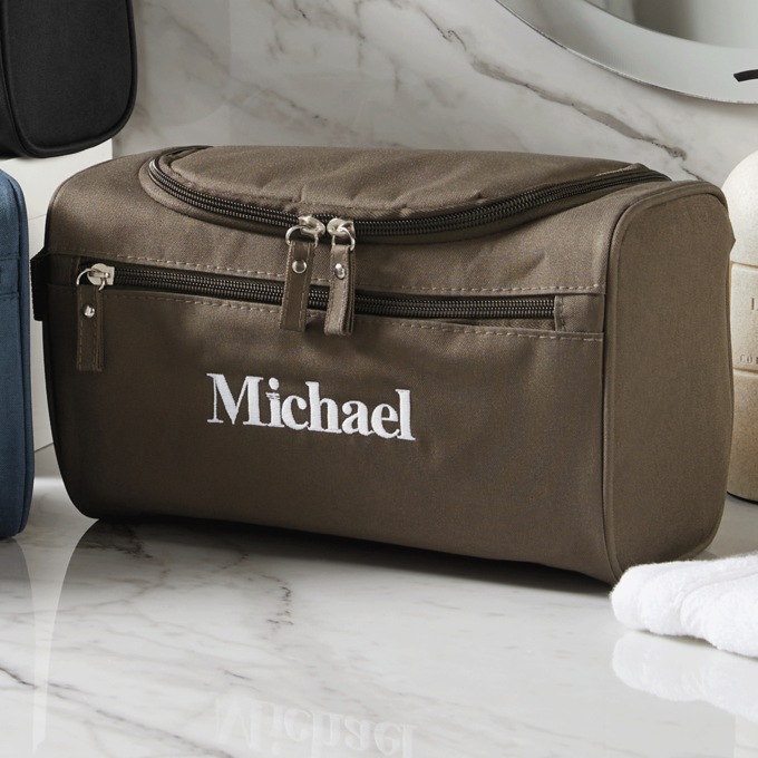 Personalized Men's Toiletry Bag, , large
