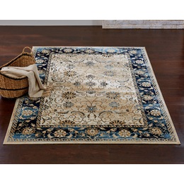 Vintage Floral Rug , , large