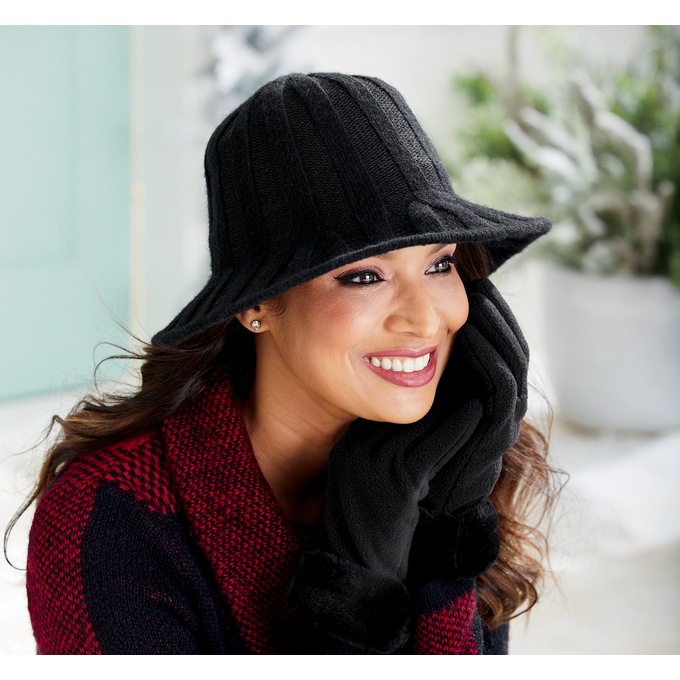 Wool Blend Bucket Hat, , large