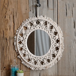 Braided Wall Mirror, , large