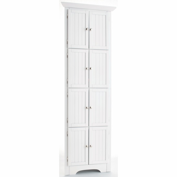 Westwick Tall Corner Storage Cabinet with 8 Doors, , large