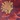 Floral Shaped Mat, Red, swatch