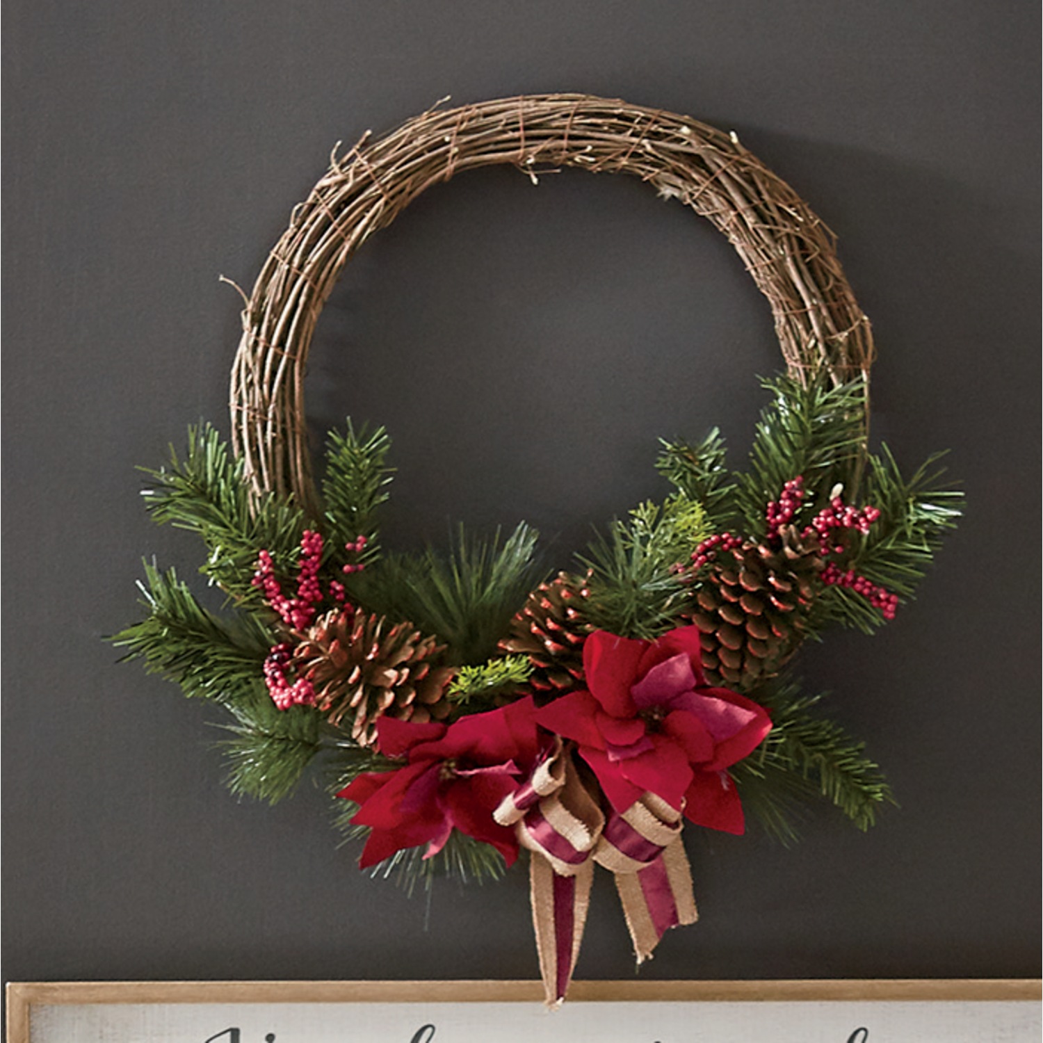 Red Twig Wreath Country Door