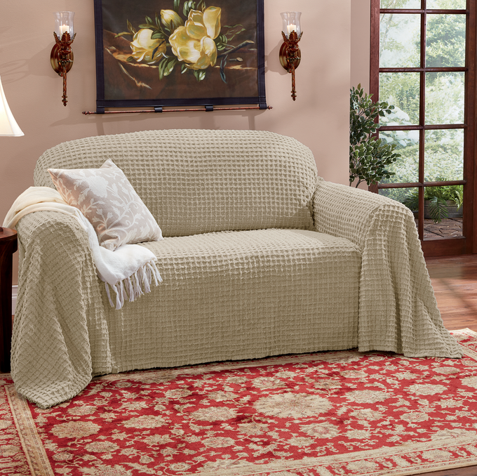 Pique Chenille Furniture Throw Country Door