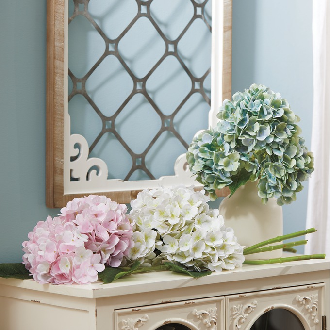 Set of 3 Hydrangea Stems, , large