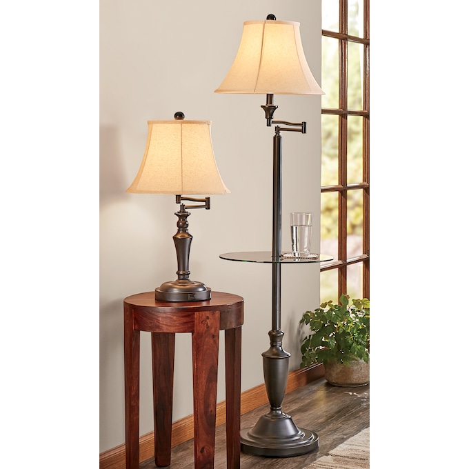 Arman Table Lamp And Floor With Country Door Arman Table Lamp And Floor With, How Tall Should My Table Lamp Be