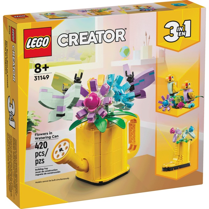 LEGO Creator Flowers In A Watering Can 3in1 Toy, , large