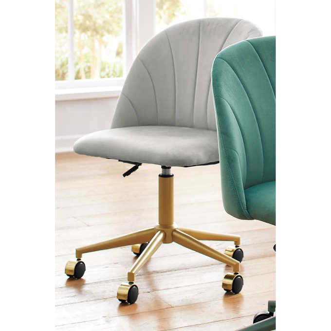 Abigail Office Chair, Gray, large