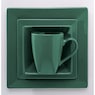 16-Piece Modern Square Dinnerware Set in Solid Colors, , large