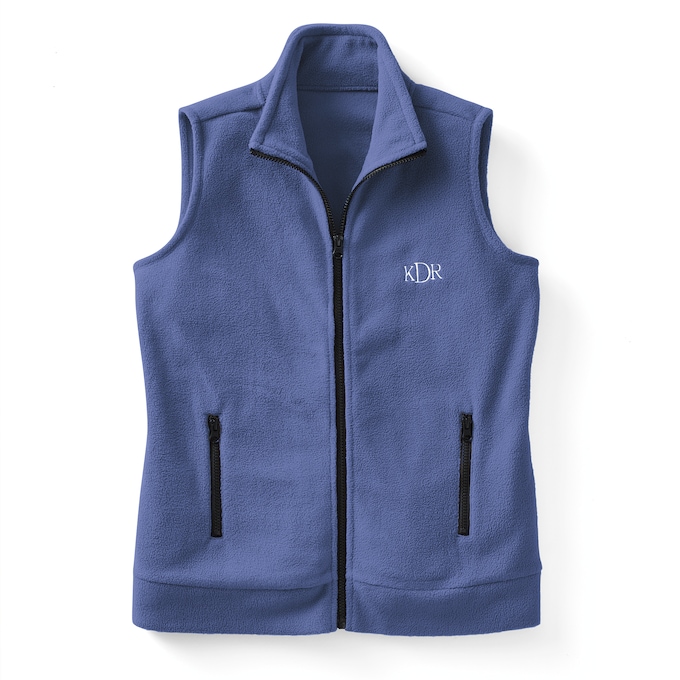 Personalized Women's Fleece Vest, , large