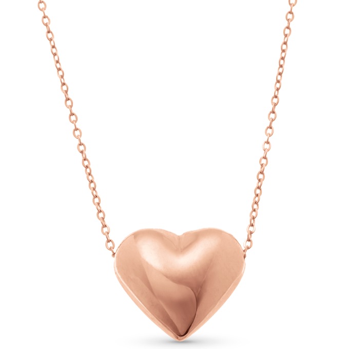 10K Gold Heart Pendant, , large