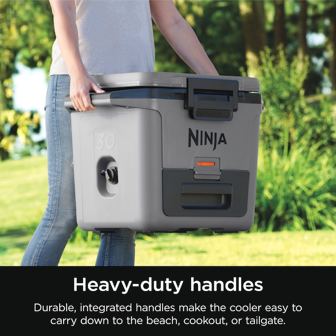 Ninja FrostVault Hard Cooler with Dry Zone, Gray, large