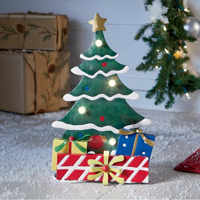 Metal LED Christmas Tree, , large