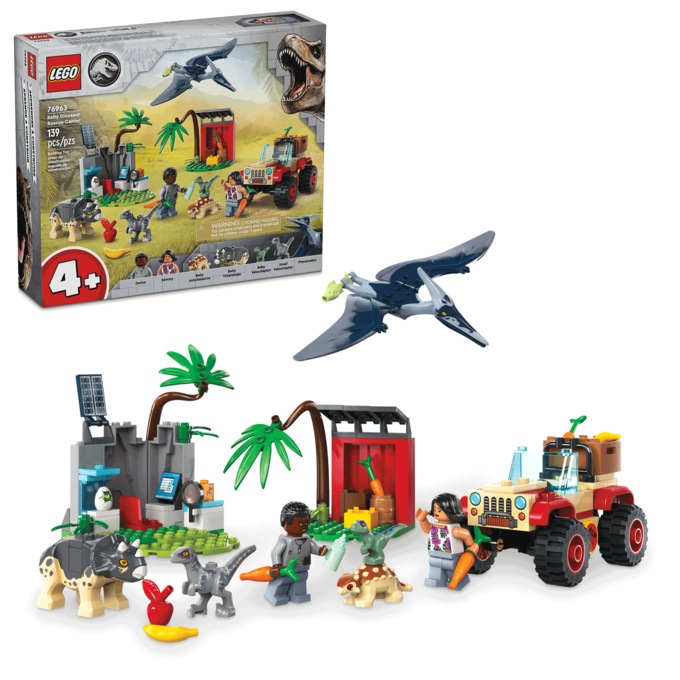 LEGO Jurassic World Baby Dinosaur Rescue Center, , large