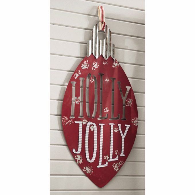 Holly Jolly Hanging Sign, , large
