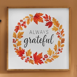 Always Grateful Wall Art, , large