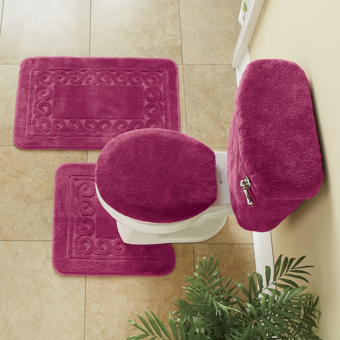 5 Piece Scroll Bath Rug Set Country Door - 5 Piece Scroll Bath Rug Set 5 Piece Scroll Bath Rug Set Country Door - 5 Piece Scroll Bath Rug Set