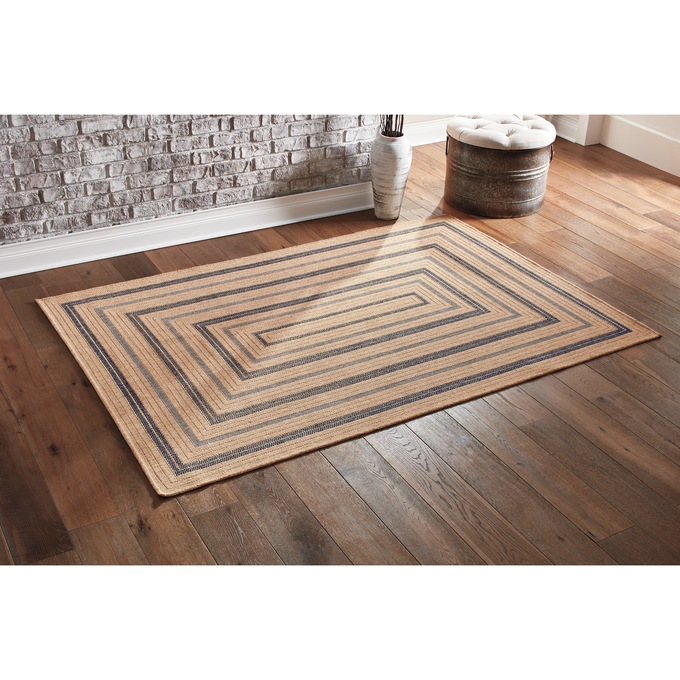 Sahara Multi-Border Indoor/Outdoor Rug, , large
