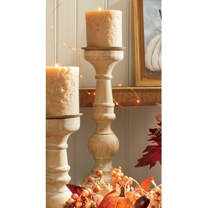 Large Distressed Candle Holder, , large