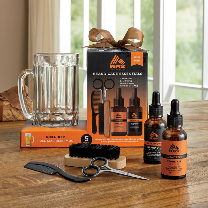 Beer Mug Beard Care Gift Set, , large