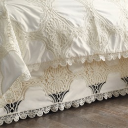 Scalloped Crochet Bed Collection, , large