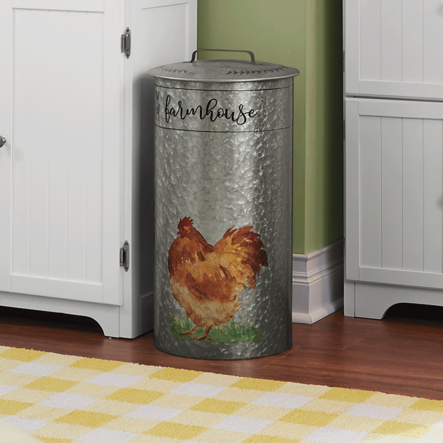 Rooster Trash Can | Country Door