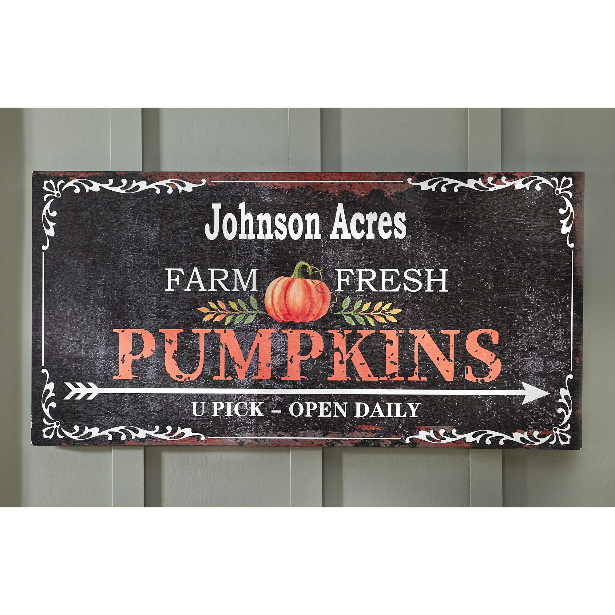 Personalized Pumpkin Picking Sign, , large